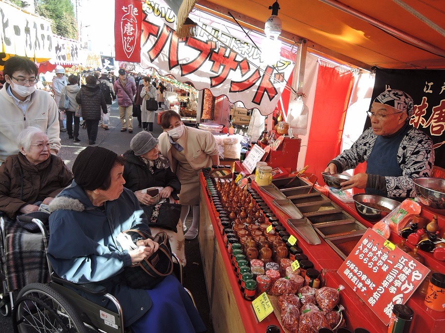 12 9 10 関のボロ市 練馬区 老人ホーム ホームブログ シルバーシティ石神井北館 太平洋シルバーサービス